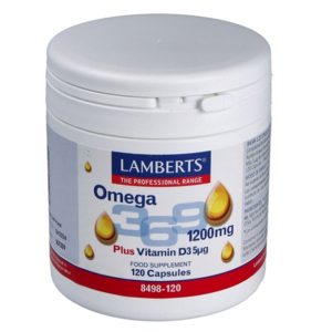 Omega 3-6-9 1200 mg 120 cápsulas - Lamberts