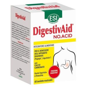 Digestivaid Sem Ácido 60 comprimidos mastigáveis - Esi